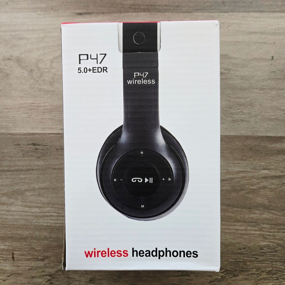 P47 Wireless Headphones 5.0+EDR TF Card FM Radio Stereo MP3 Player NEW